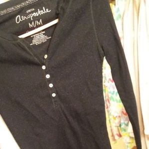 Aeropostale black long sleeve top!